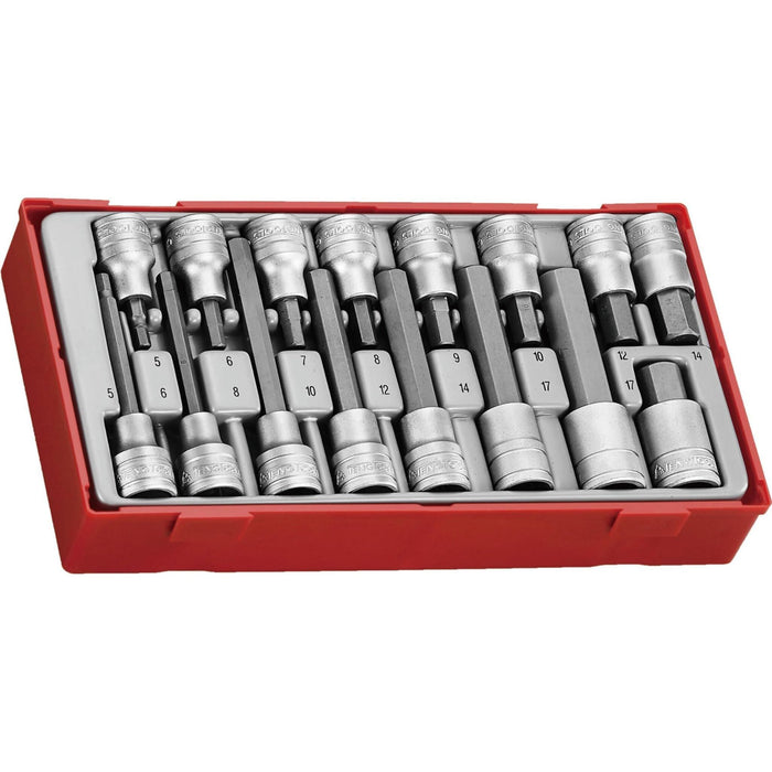 Teng Tools 1/2" Hex Bit Socket Set TT1 16 Pieces Teng Tools - Town Tools 