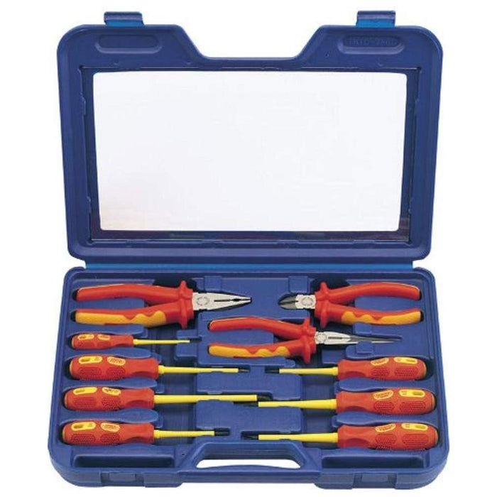 Draper VDE Approved Fully Insulated Pliers and Screwdriver Set (10 Piece) 71155 Draper - Town Tools 