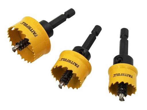 Faithfull Mini Holesaw Set, 3 Piece Faithfull - Town Tools