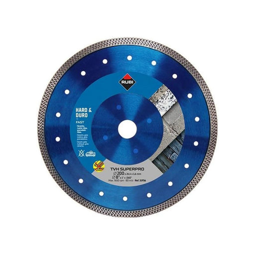 Rubi Tiling Tools TVH200 SUPERPRO Diamond Blade 200mm RUBI TILING TOOLS - Town Tools