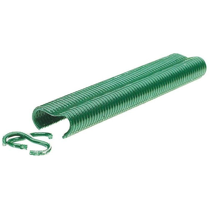 Rapid VR22 Fence Hog Rings Pack 1600 Green Boxed Rapid - Town Tools