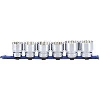 Carlyle Tools Standard Socket Set - Metric - 1/2In. Dr - 12 Pt - 6 Piece