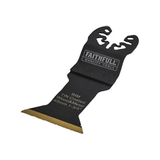 Faithfull Multi-Functional Tool Bi-Metal Flush Cut TiN Coated Blade 45mm Faithfull - Town Tools