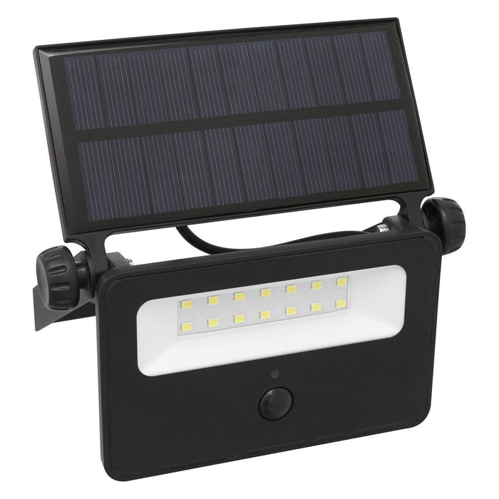 Sealey Extra-Slim Solar Floodlight with Wall Bracket 16W SMD LED LED16S Sealey - Town Tools 