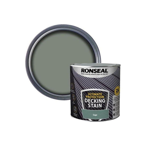 Ronseal Ultimate Protection Decking Stain Sage 2.5 litre Ronseal - Town Tools
