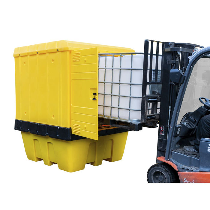 Sealey IBC Spill Pallet with Weathertight Hardcover SJ5101 Sealey - Town Tools 