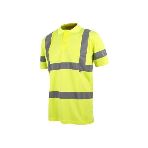 Scan Hi-Vis Polo Shirt Yellow - XXL (50in) Scan - Town Tools