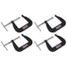 Sealey Junior C-Clamp Set 64mm x 64mm 4pc GCC01 Sealey - Town Tools 