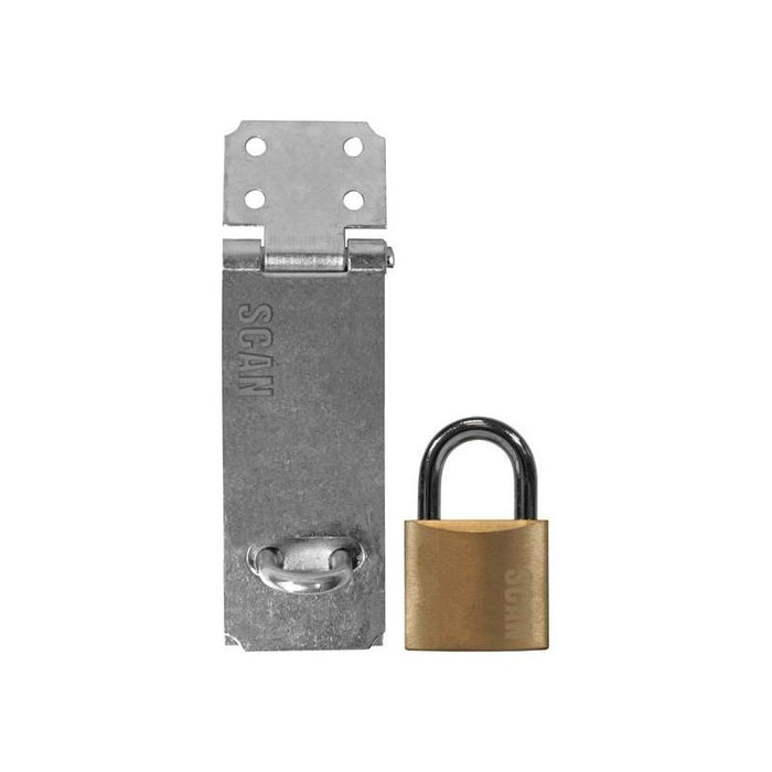 Scan Hasp and Staple 117mm + 40mm Padlock Scan - Town Tools