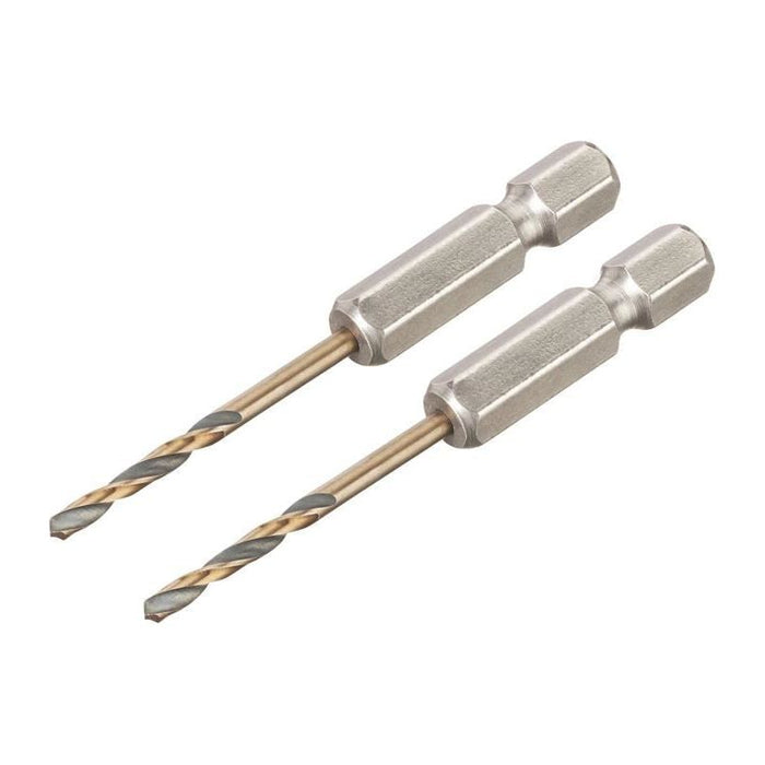 Dewalt Power Tools BLACK&GOLD Hex HSS-G Drill Bits (2) 2.5mm DeWALT Power Tools - Town Tools