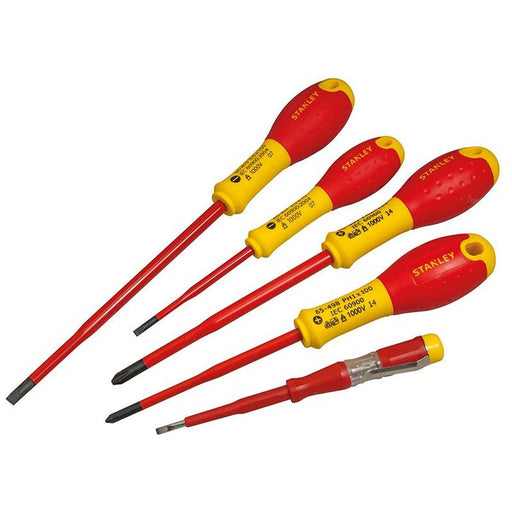 Stanley® Hand Tools FatMax® VDE Insulated Screwdriver Set, 5 Piece Plusminus STANLEY® Hand Tools - Town Tools