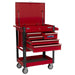 Superline PRO Heavy-Duty Mobile Tool & Parts Trolley 5 Drawers & Lockable Top Superline Pro - Town Tools 