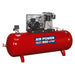 Sealey 500L Belt Drive Air Compressor with Cast Cylinders 7.5hp 3ph 2-Stage Sealey - Town Tools 