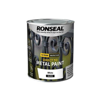 Ronseal Direct to Metal Paint White Gloss 750ml