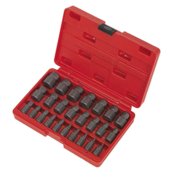 Sealey Multi-Spline Screw Extractor Set 25pc AK8182