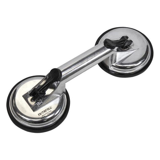 Faithfull Double Pad Aluminium Pro Suction Lifter Faithfull - Town Tools