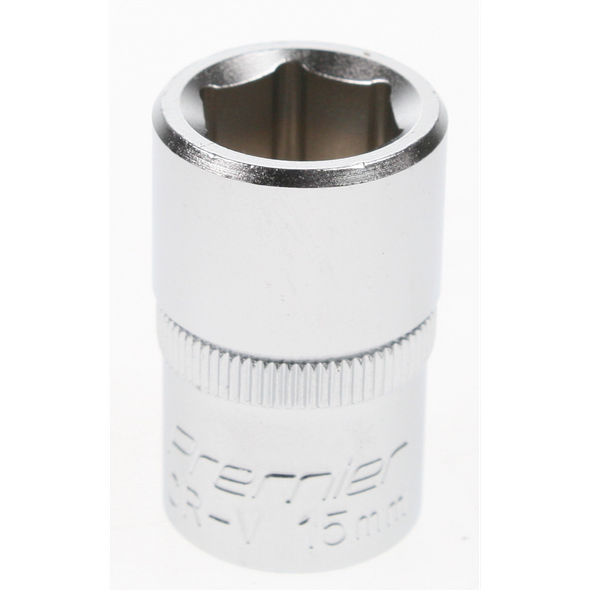 Sealey Socket 1/2"dr 15mm (6pt)
