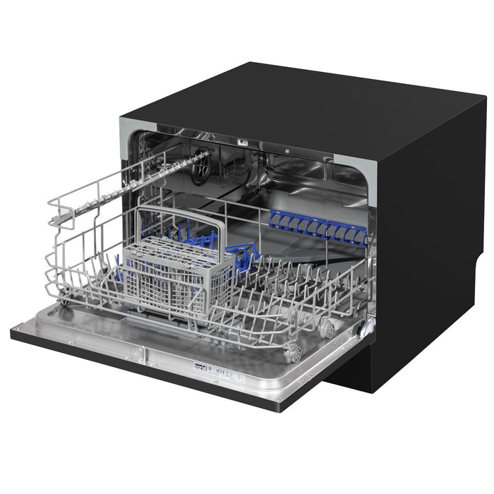 Baridi Tabletop Dishwasher 6 Place Settings 6.5L Capacity - Black DH85 Baridi - Town Tools 