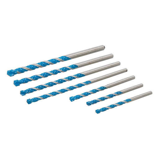 Silverline Multi Construction Drill Bit Set 7pce 7pce Silverline - Town Tools 