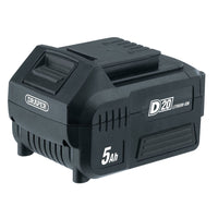 Draper D20 20V Li-ion Battery, 5.0Ah 55907