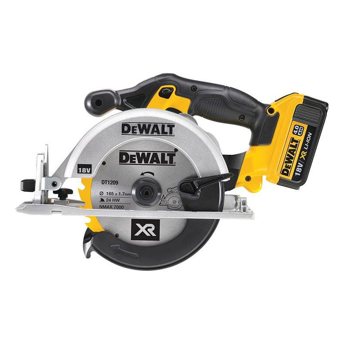 Dewalt Power Tools DCS391M2 Premium XR Circular Saw 165mm 18V 2 x 4.0Ah Li-ion DeWALT Power Tools - Town Tools