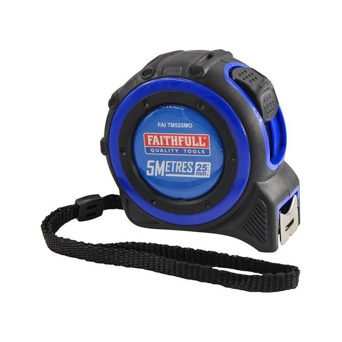 Faithfull Trade Tape Measure 5m (Width 25mm) (Metric Only) Faithfull - Town Tools