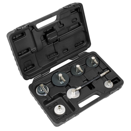Sealey Brake & Clutch Pressure Bleeder Cap Set 7pc VS0204C Sealey - Town Tools 