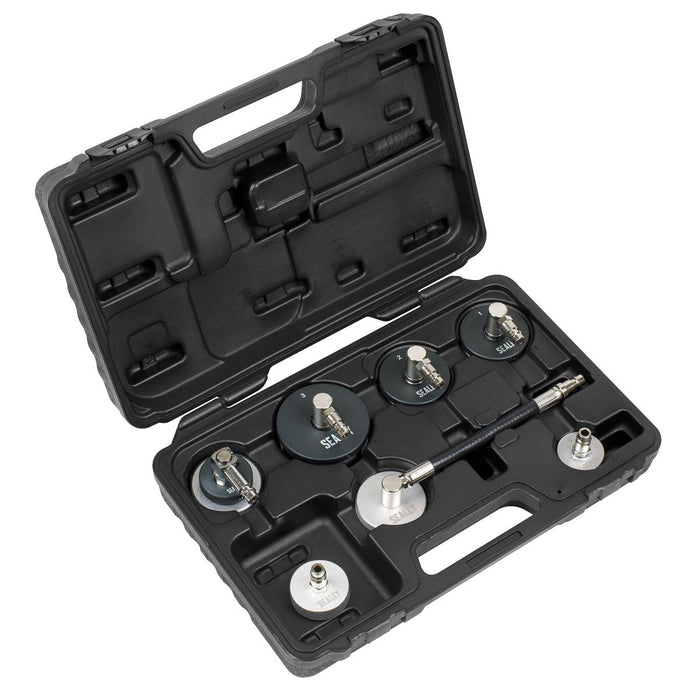 Sealey Brake & Clutch Pressure Bleeder Cap Set 7pc VS0204C Sealey - Town Tools 