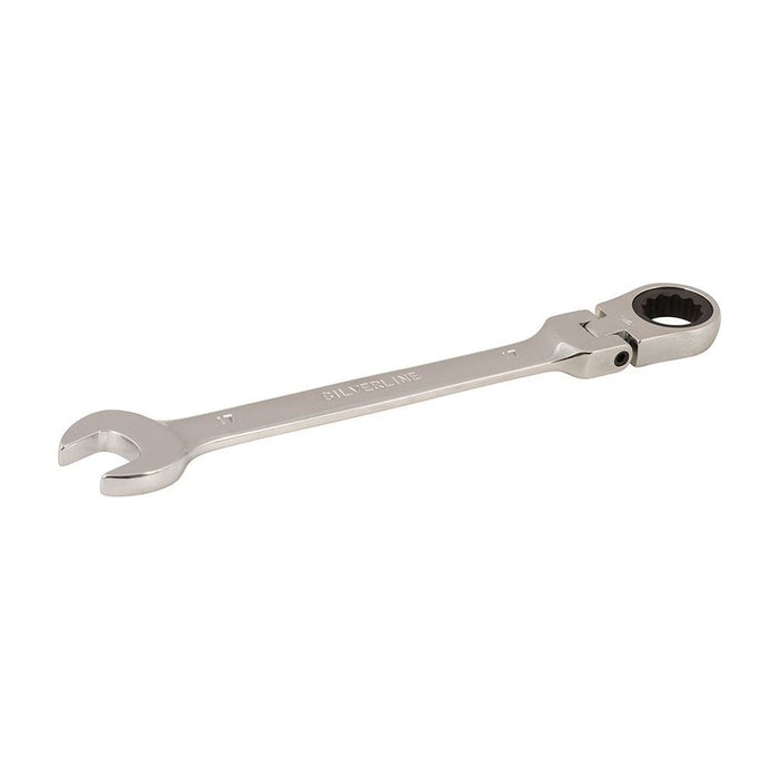 Silverline Flexible Head Ratchet Spanner 17mm Silverline - Town Tools 