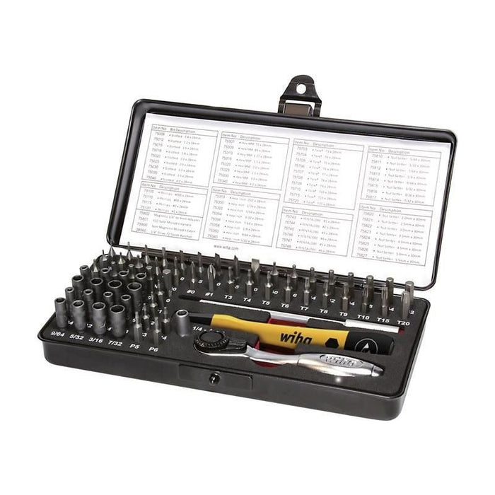 Wiha ESD Micro-bit Set, 66 Piece (inc. Case) Wiha - Town Tools