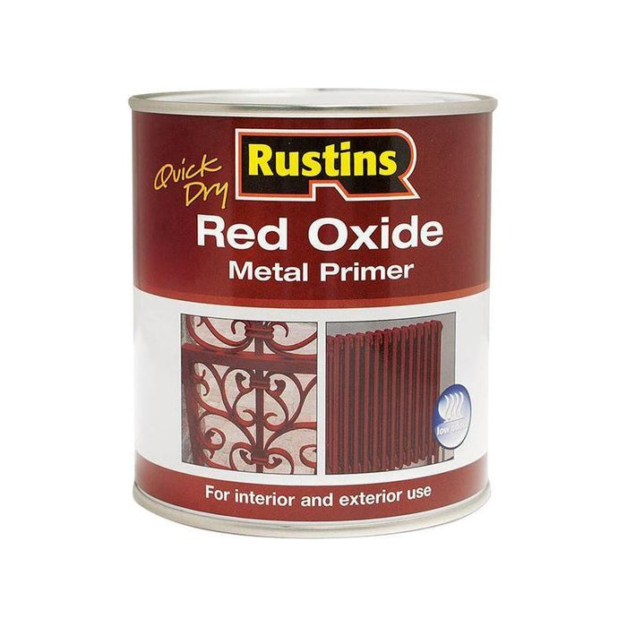 Rustins Quick Dry Red Oxide Metal Primer 2.5 litre Rustins - Town Tools