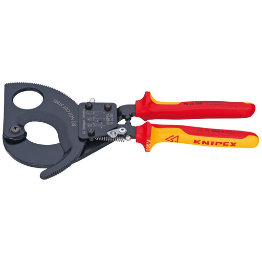 Draper Knipex 95 36 280 VDE Heavy Duty Cable Cutter, 280mm 55015 Draper - Town Tools 