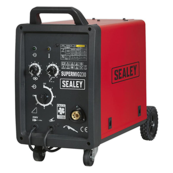 Sealey Professional MIG Welder 230A 230V with Binzelï Euro Torch SUPERMIG230 Sealey - Town Tools 