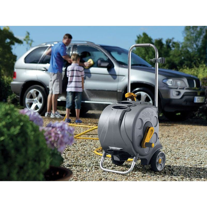Hozelock 2416 Freestanding Compact Hose Reel + 30m of 12.5mm Hose Hozelock - Town Tools