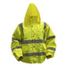 Worksafe Hi-Vis Yellow Jacket Quilted Lining Elasticated Waist & Cuffs X-Large Worksafe - Town Tools 