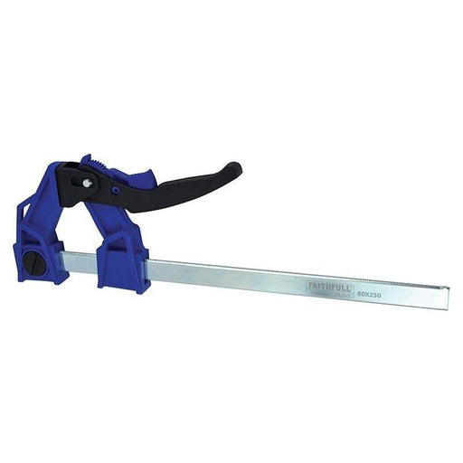 Faithfull Heavy-Duty Lever Clamp Capacity 250mm Faithfull - Town Tools