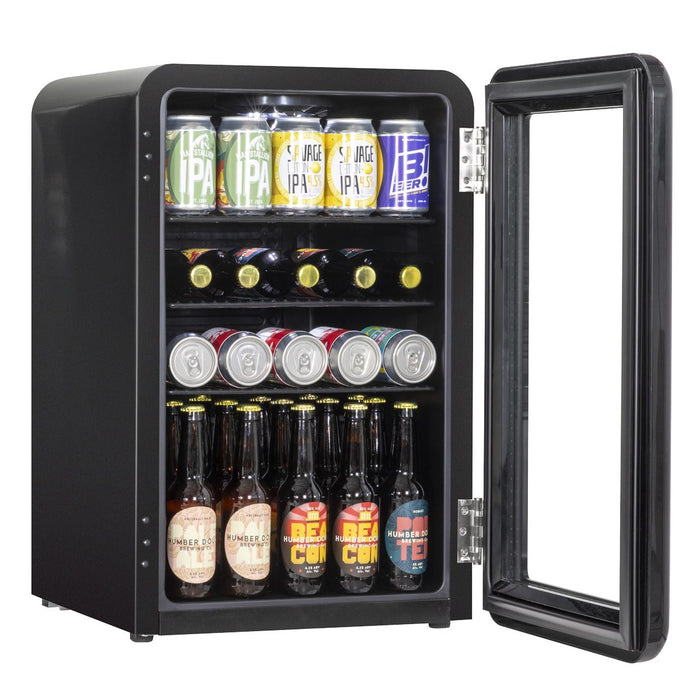 Baridi Retro Style Drinks/Beer & Wine Fridge 70L Capacity DH222