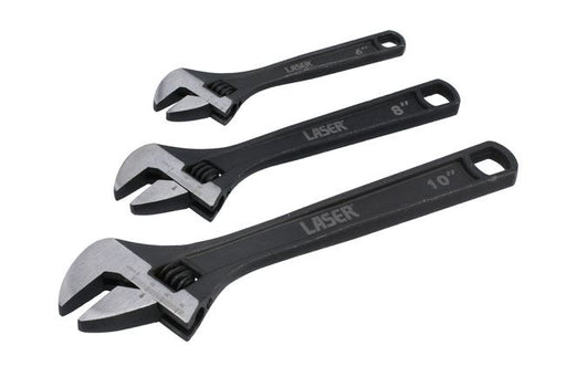 Laser Adjustable Wrench Set 3pc 8677 Laser - Town Tools 