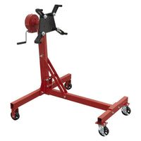 Sealey Folding 360ï Rotating Engine Stand with Geared Handle Drive 450kg Capacit