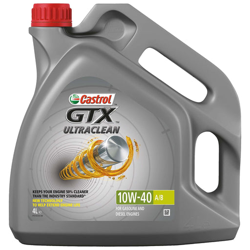 Castrol Gtx Ultraclean 10W-40 A-B 4X4L 4A 15F091 Castrol - Town Tools 