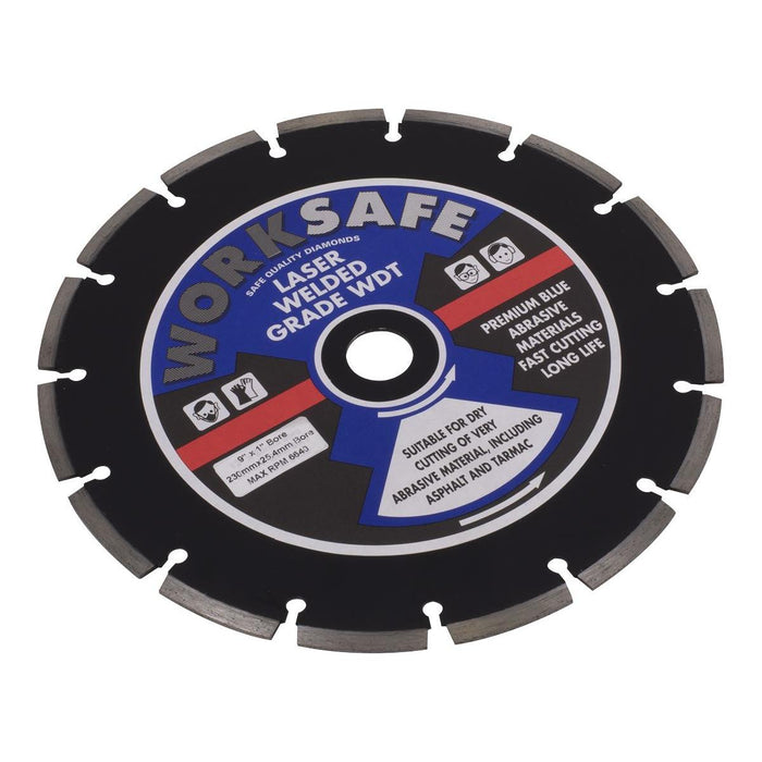 Sealey Asphalt/Tarmac Diamond Blade230 x22mm WDT230