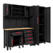 American Pro Complete Garage Storage System with 2 Mobile Trolleys APMS12OP American Pro - Town Tools 