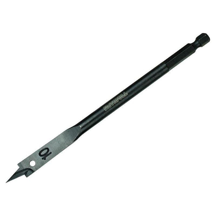 Faithfull Impact Rated Flat Bit 10 x 152mm Faithfull - Town Tools