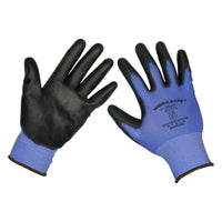 Worksafe Worksafe Lightweight Precision Grip Gloves, Large - Pack of 12 Pairs