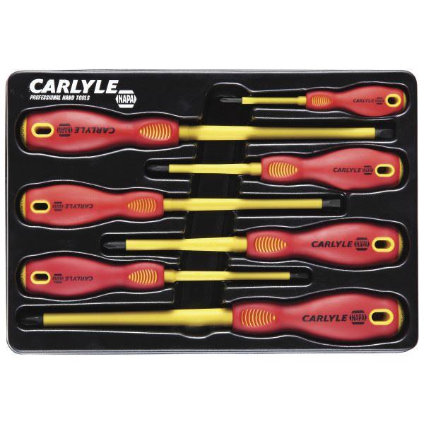 Carlyle Hand Tools Screwdriver Set - Insulated - 7 Piece Caryle Tools - Town Tools 