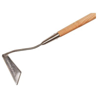 Kent & Stowe Stainless Steel Long Handled 3-Edged Hoe, FSC®