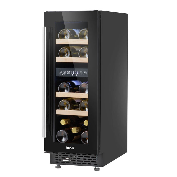 Baridi 17 Bottle Slim Wine Fridge & Cooler 30cm DH204