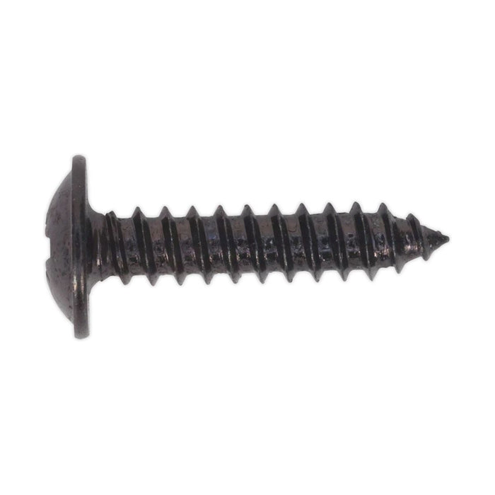 Sealey Self Tapping Screw 4.2 x 19mm Flanged Head Black Pozi Pack of 100 BST4219 Sealey - Town Tools 