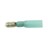 Tool Connection Blue Heat Shrink Male Bullet Terminal 25pc 30700