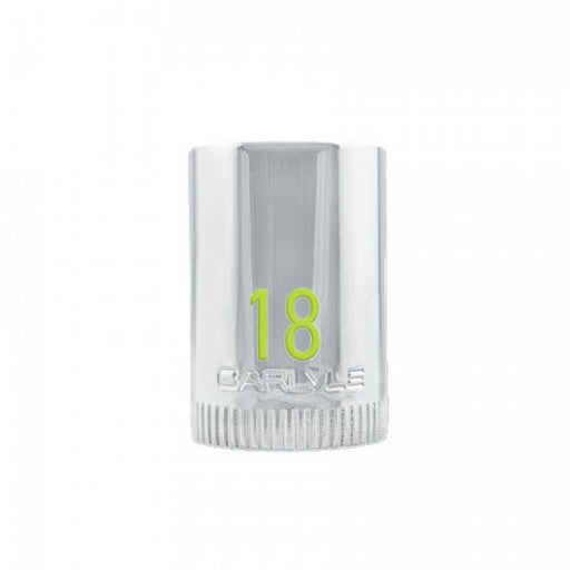 Carlyle Tools 3/8Dr 18mm 12Pt Chrome Socket - image 1